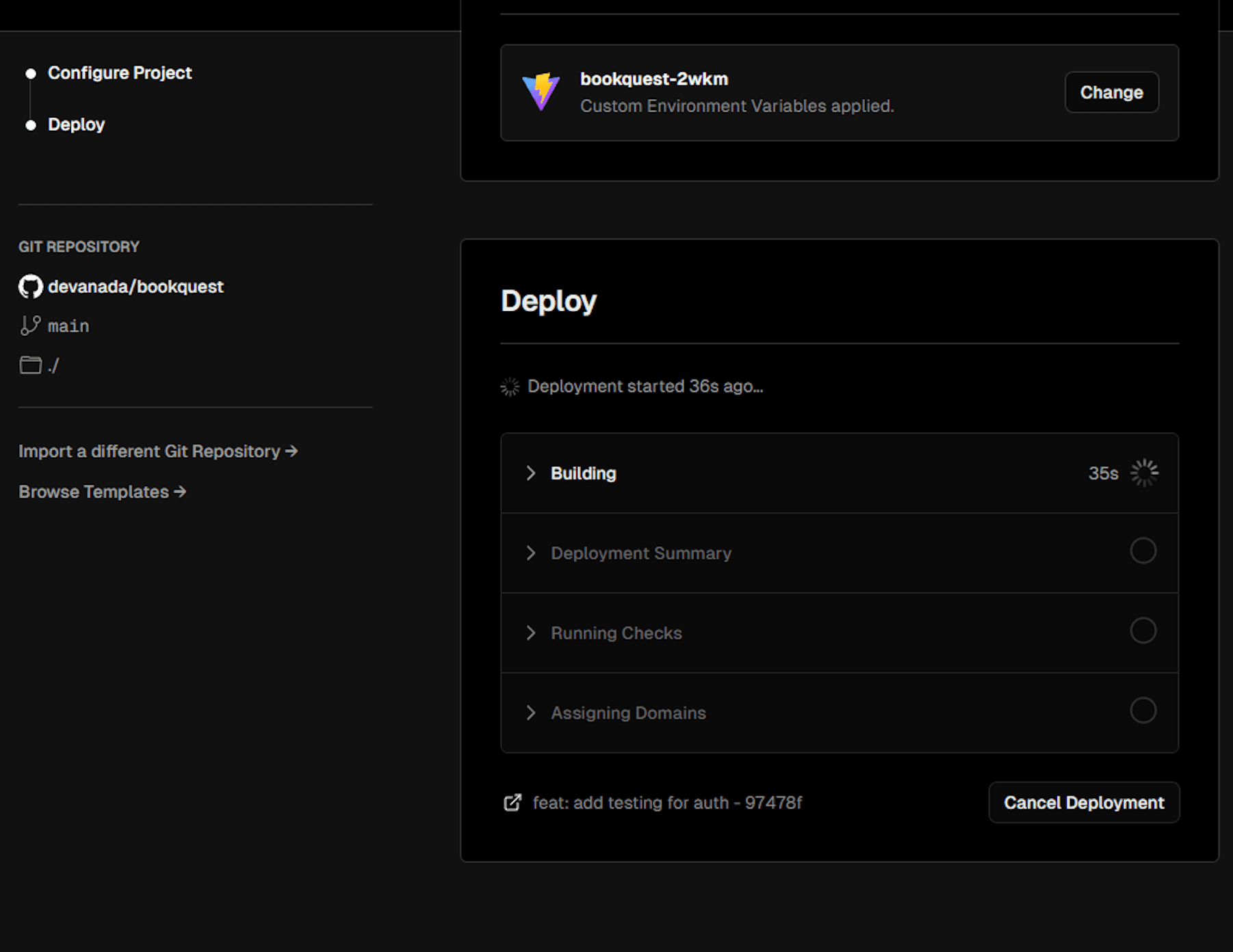 Deployment Process